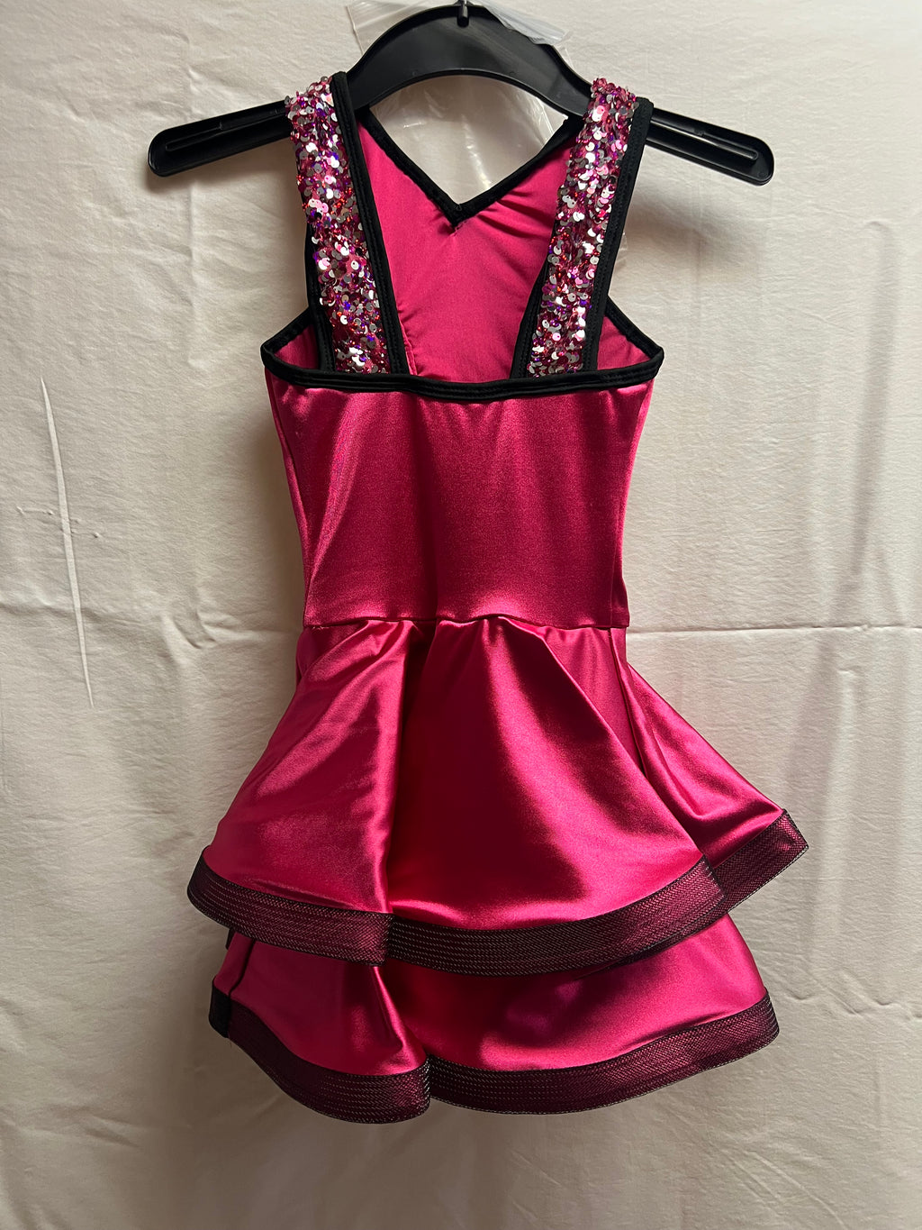 Fuchsia and Black Dance Dress.   CM