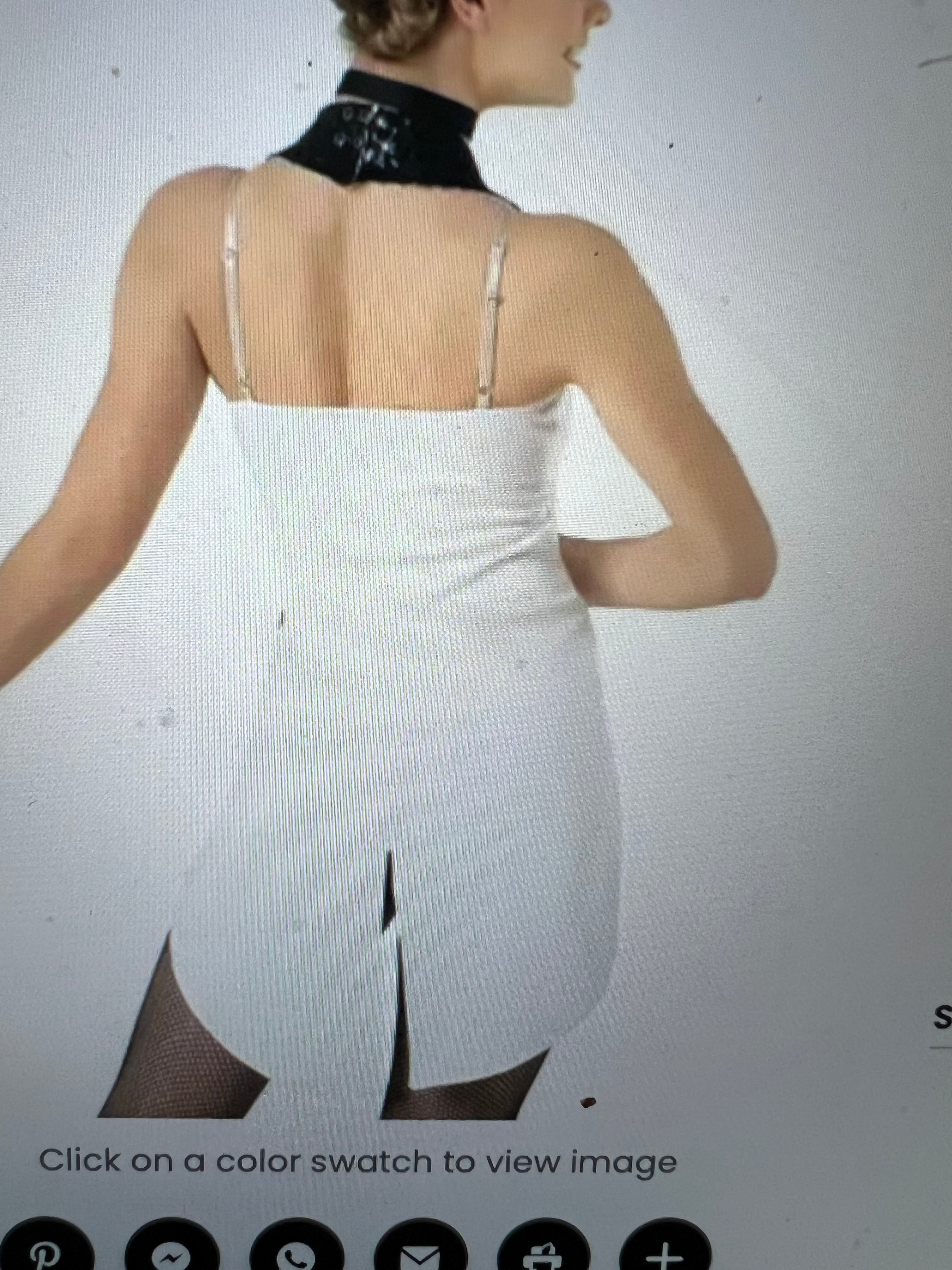 White & Black top with tails.   CM