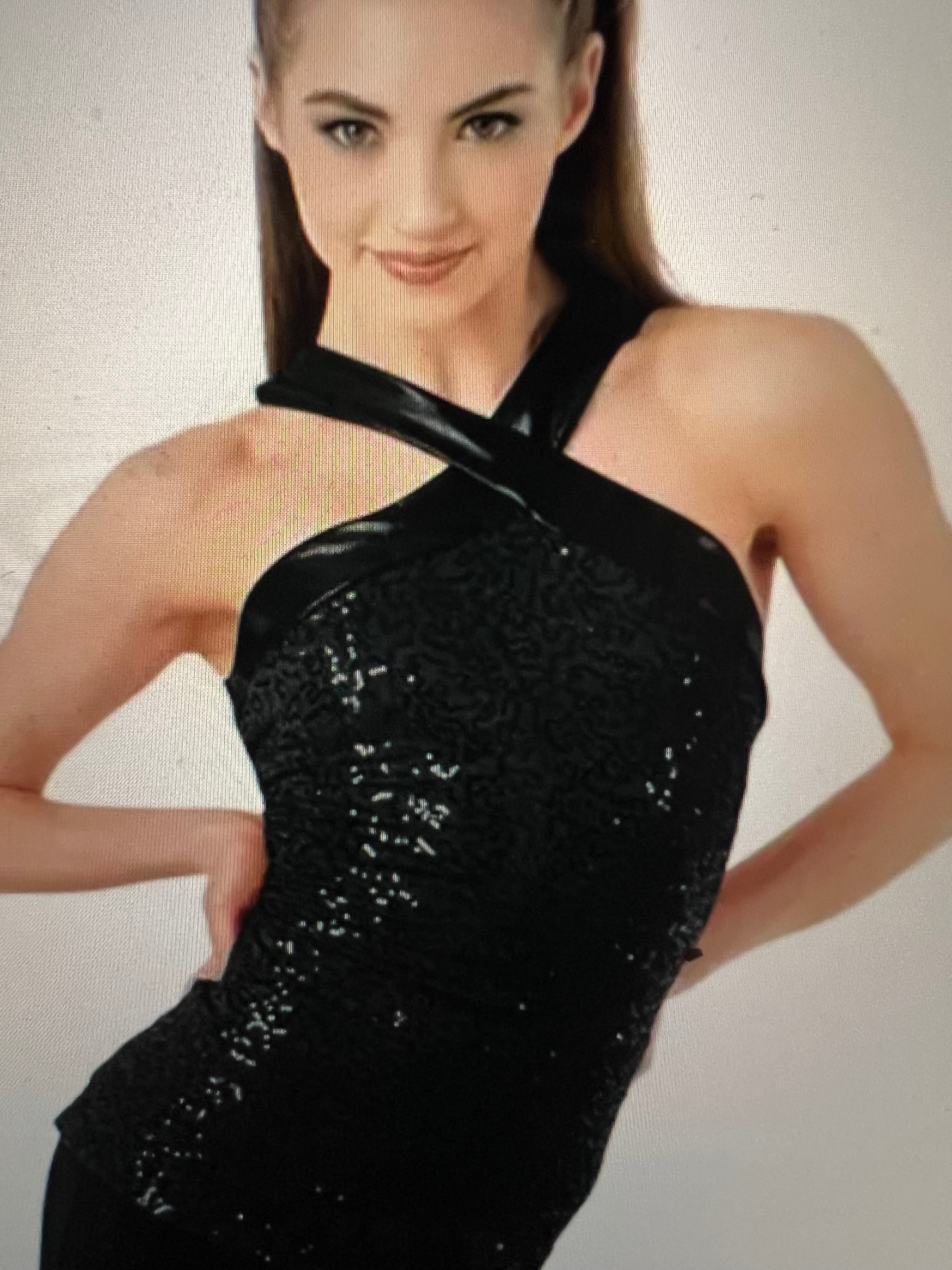 Black Sequence Top.   IC