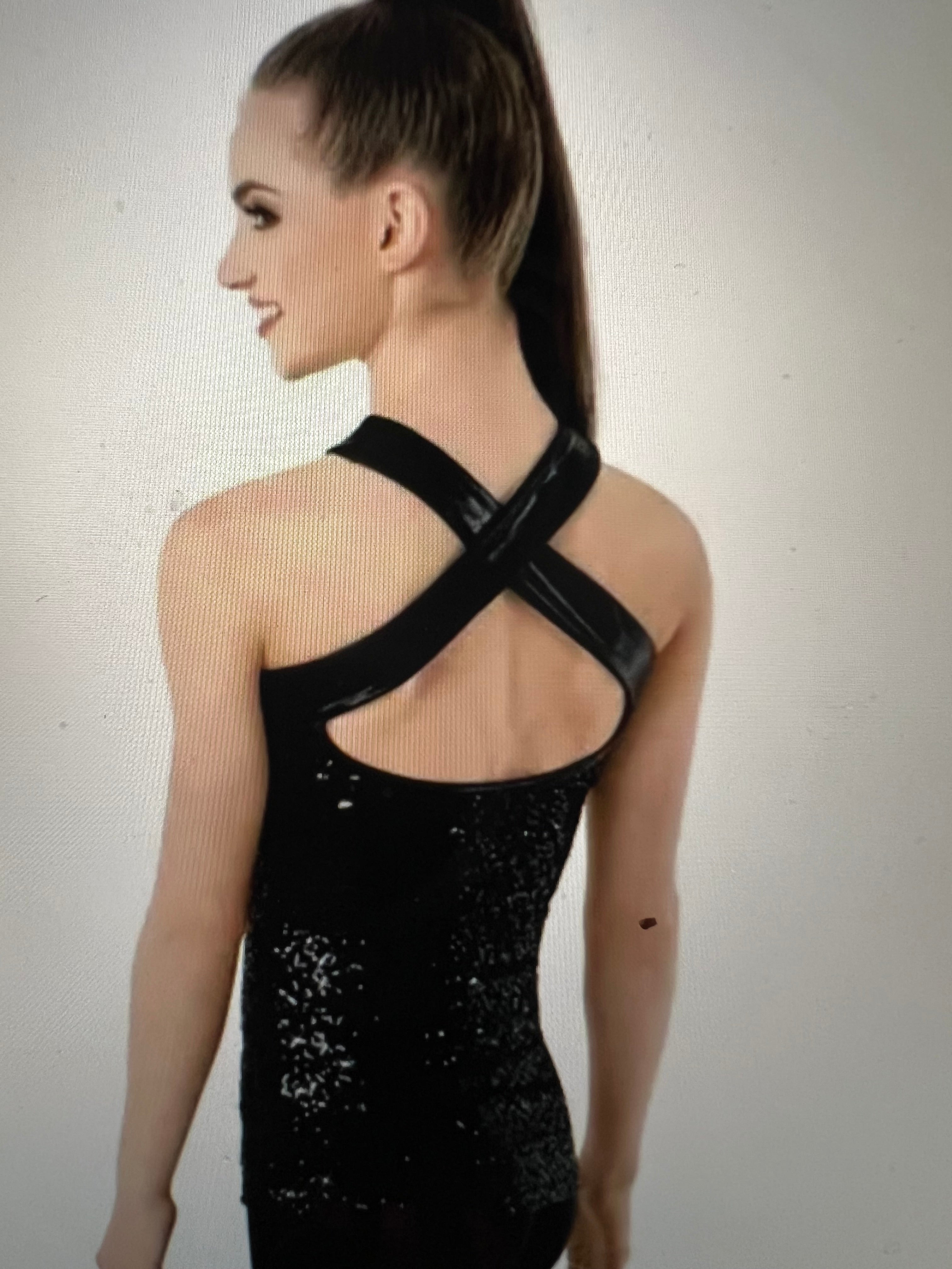 Black Sequence Top.   IC