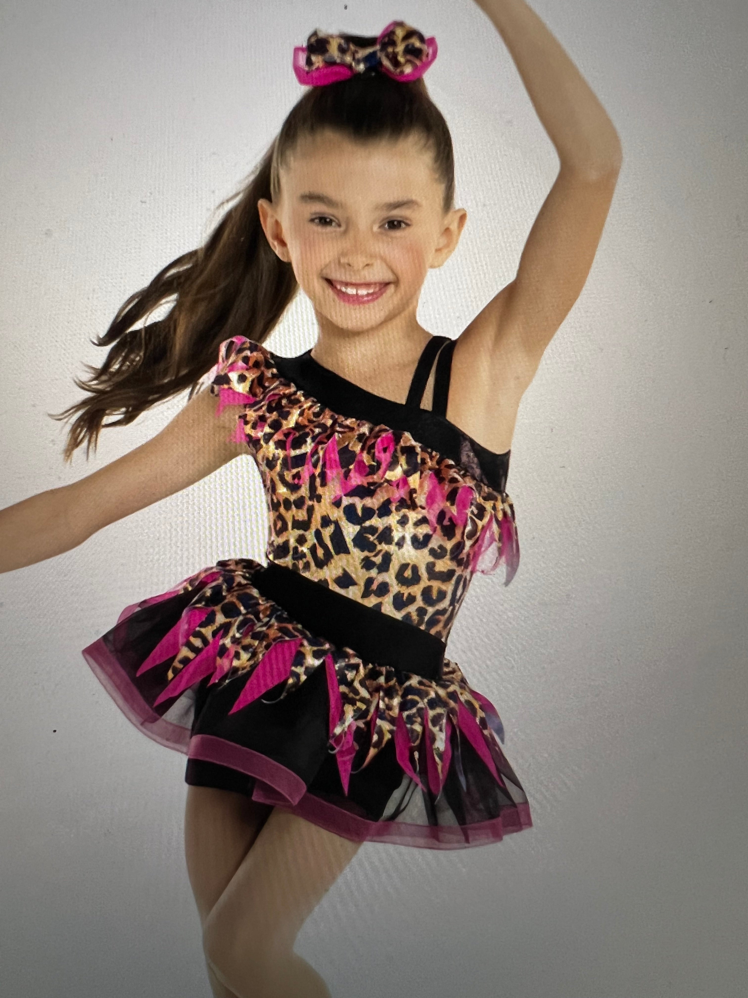Leopard Dance Dress.   Child Small
