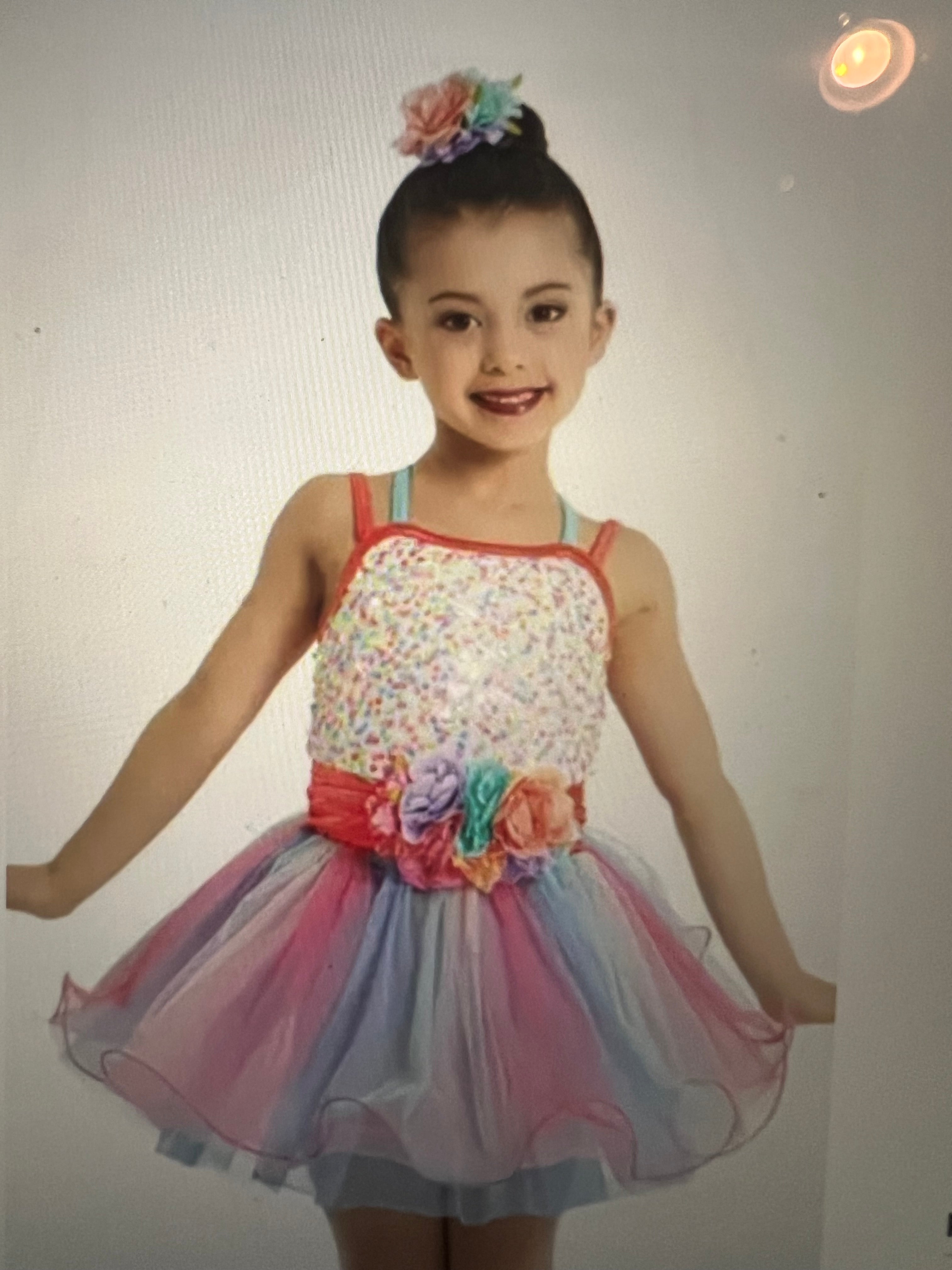 Beautiful Rainbow Color Dress