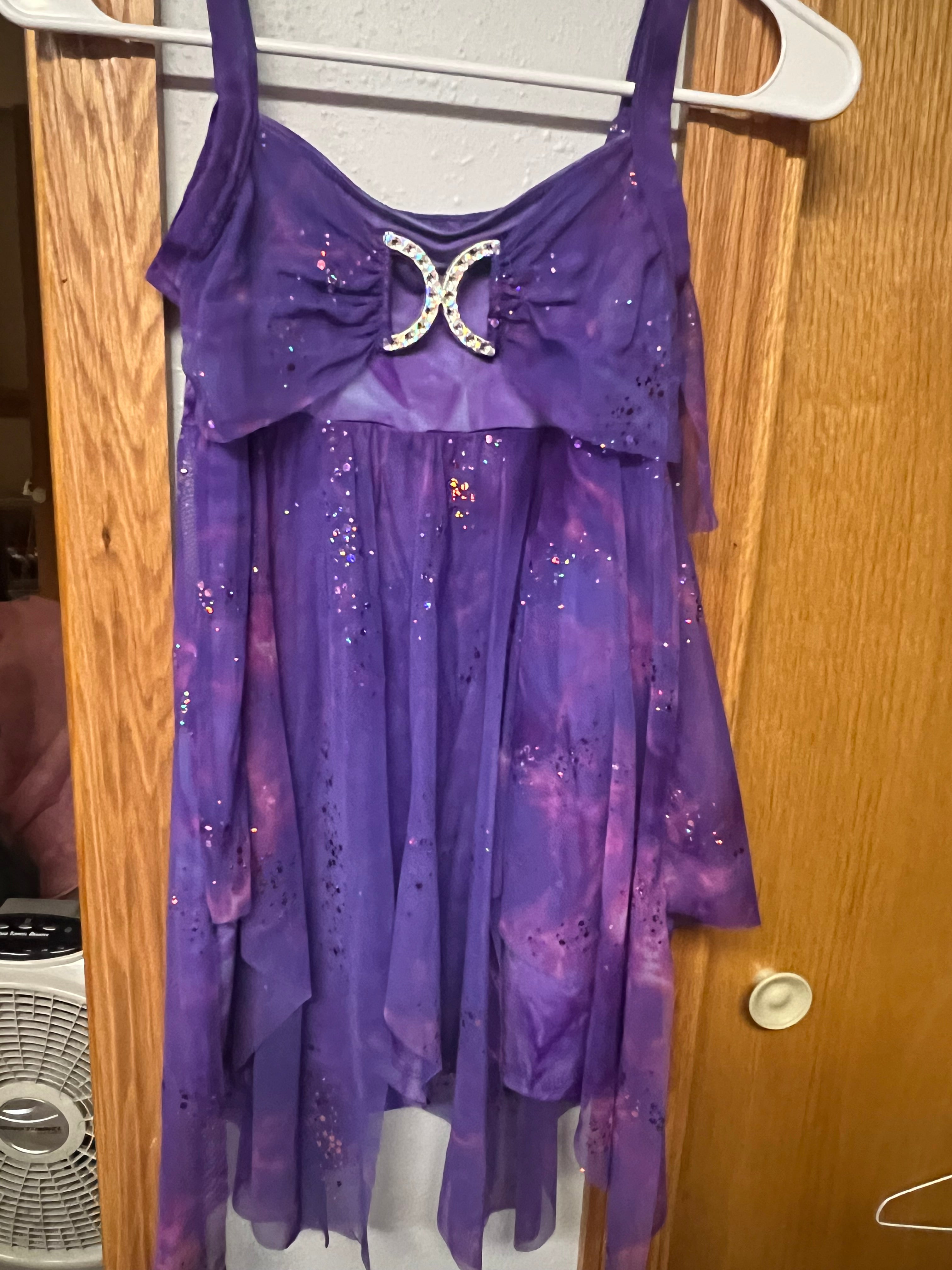 Purple Dance Dress.  Child Large