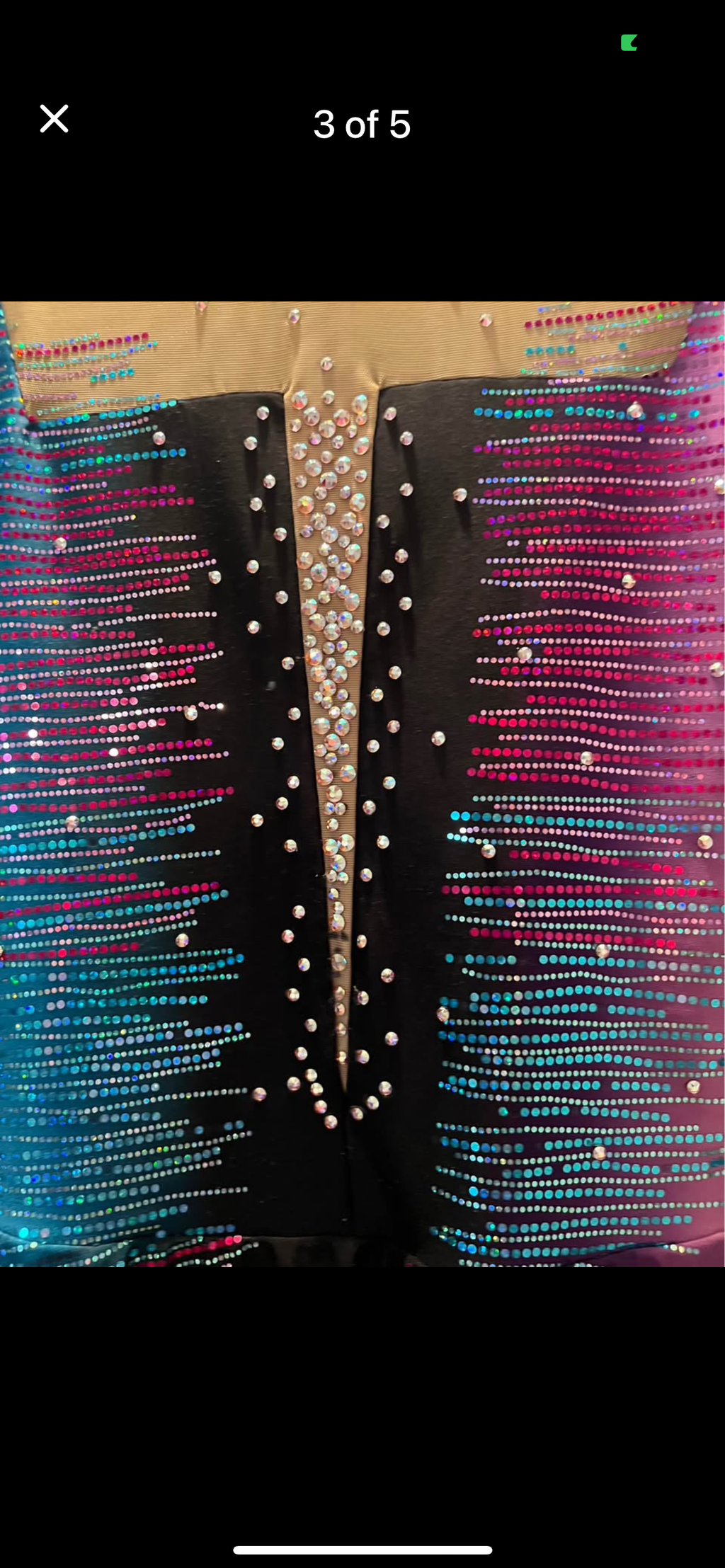 BLUE AND PURPLE DANCE TEAM DRESSES