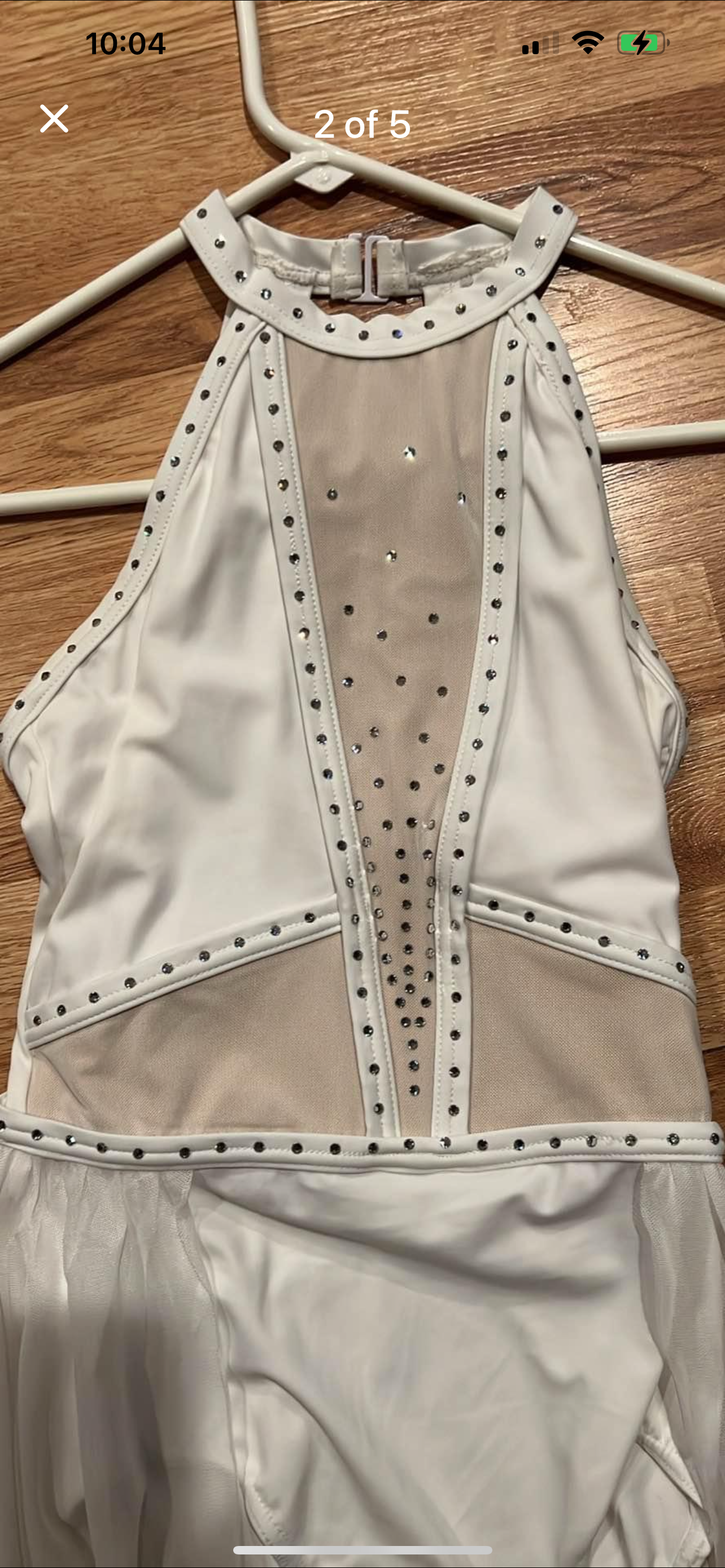 WHITE LYRICAL DRESSES WITH SWAROVSKI CRYSTALS