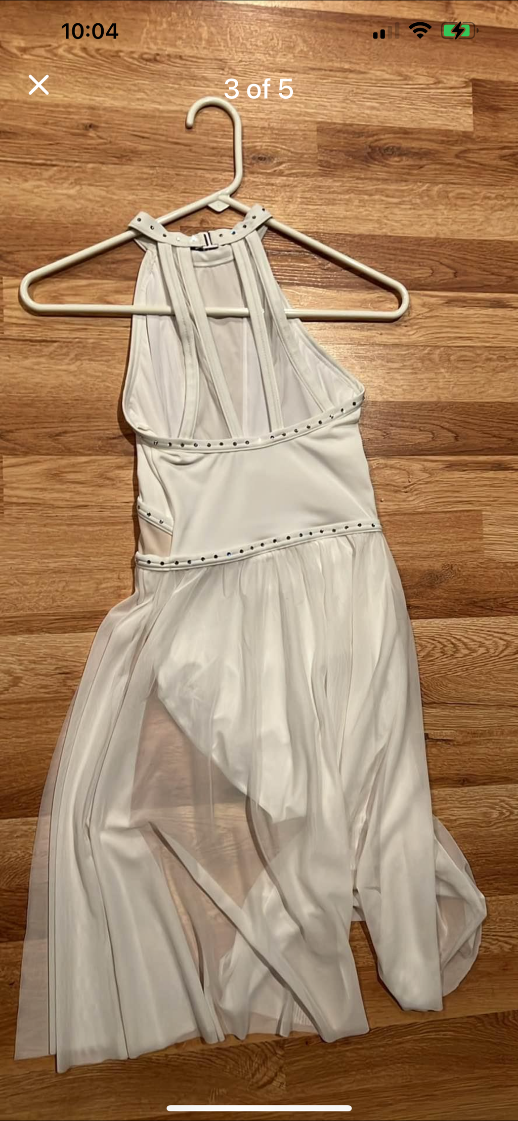 WHITE LYRICAL DRESSES WITH SWAROVSKI CRYSTALS