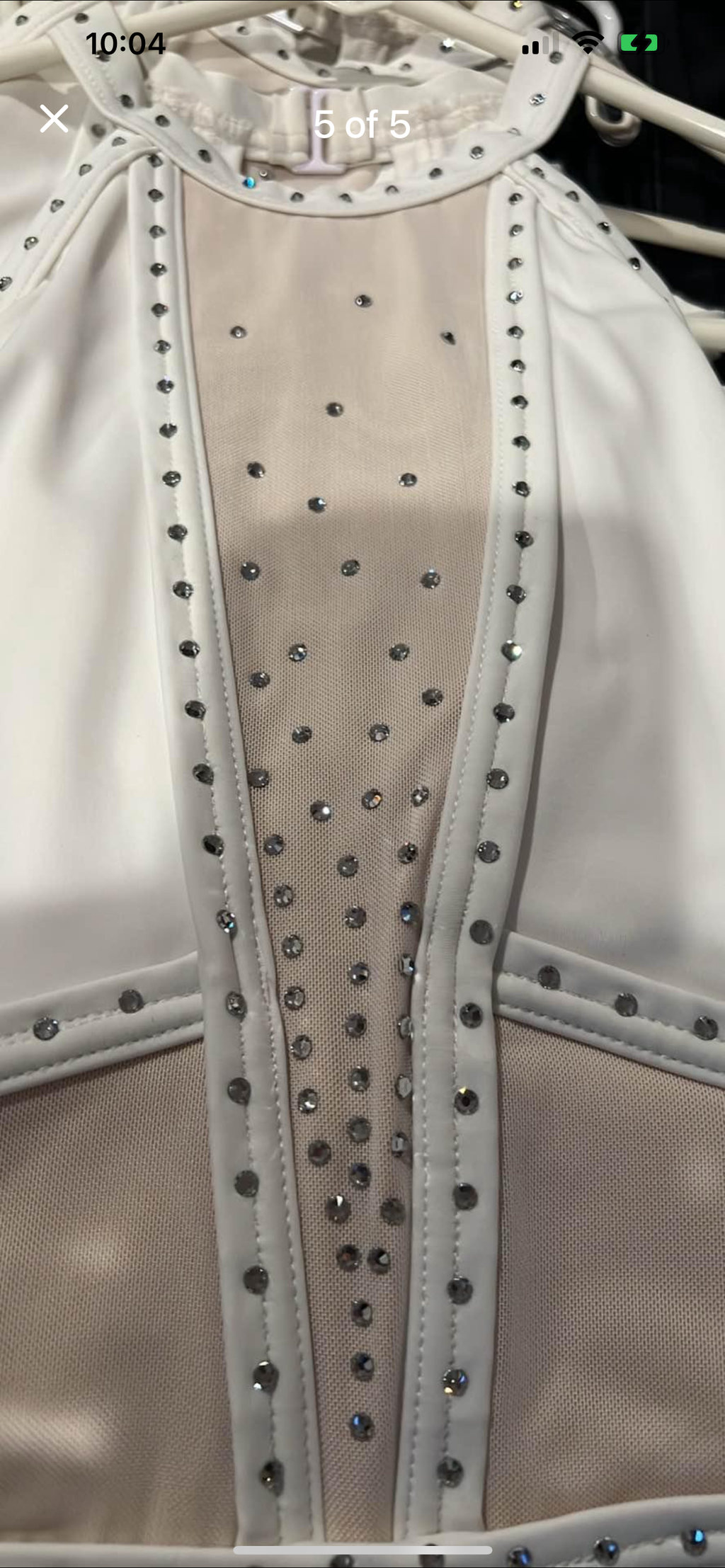 WHITE LYRICAL DRESSES WITH SWAROVSKI CRYSTALS
