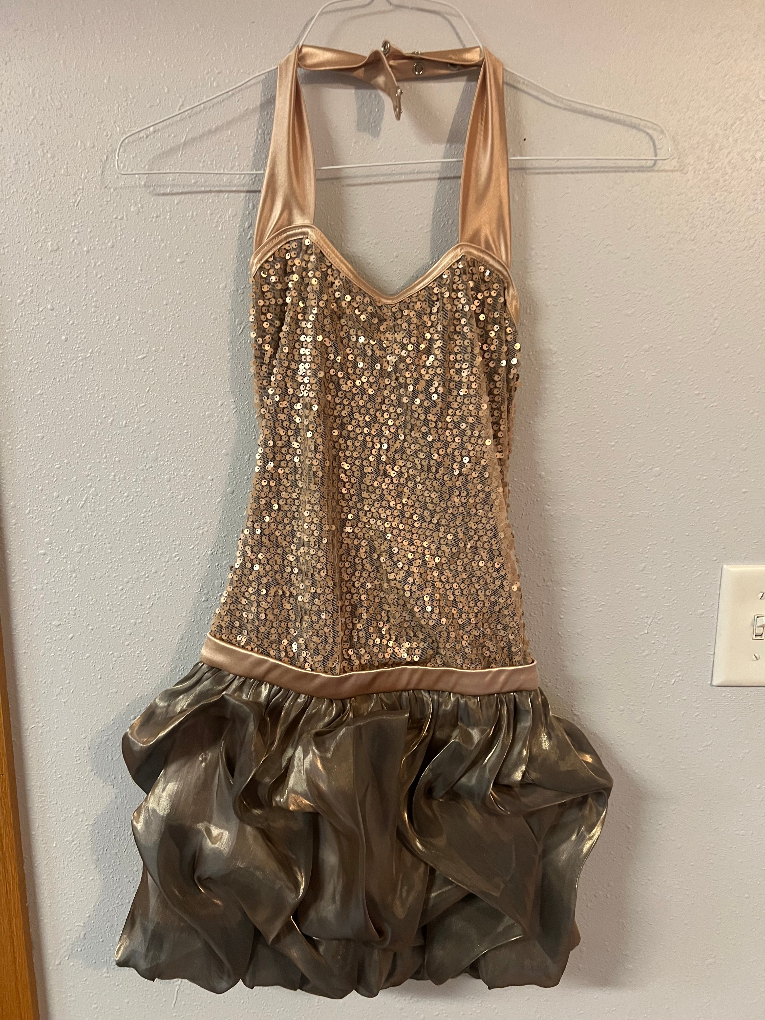 COPPER & GOLD DRESS.