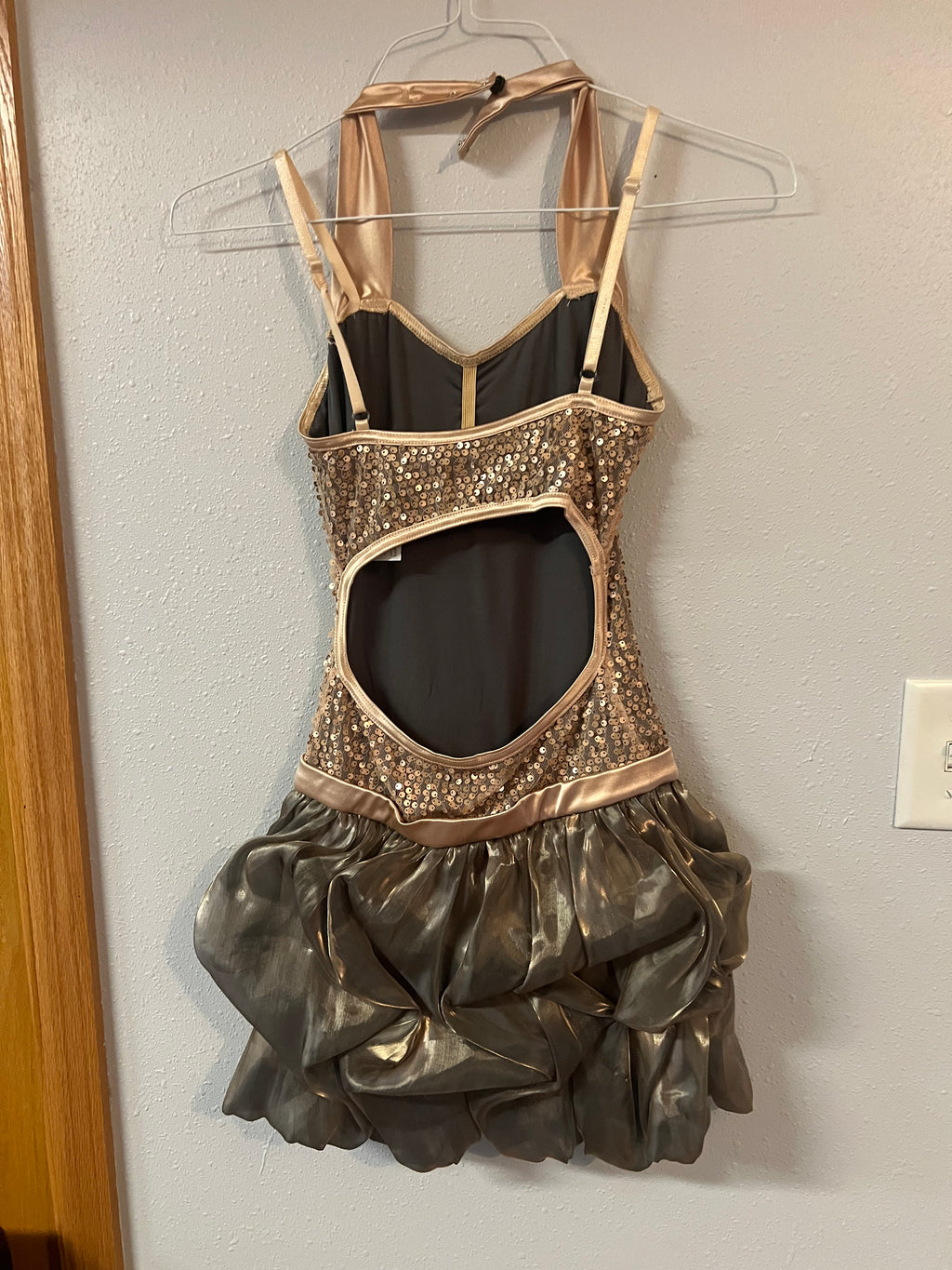 COPPER & GOLD DRESS.
