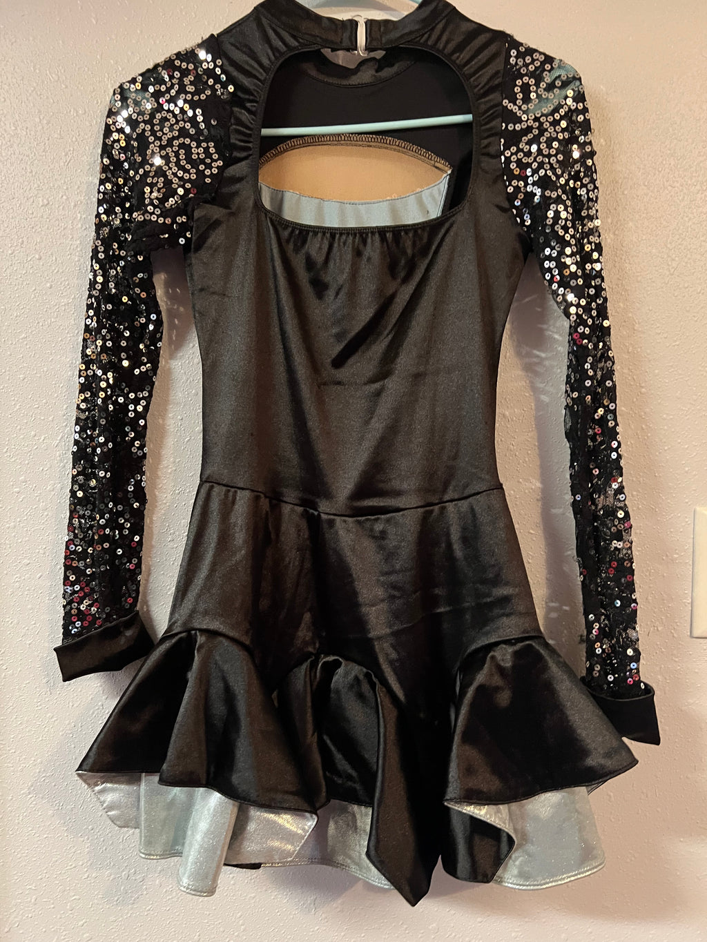 BLACK AND SILVER DRESS STYLE