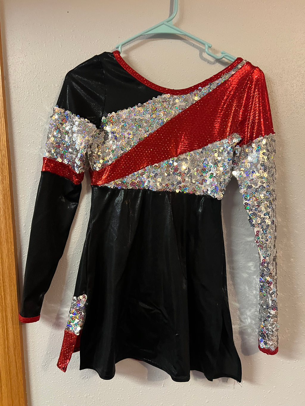 Red, Black and Silver Dance Dress (IC)