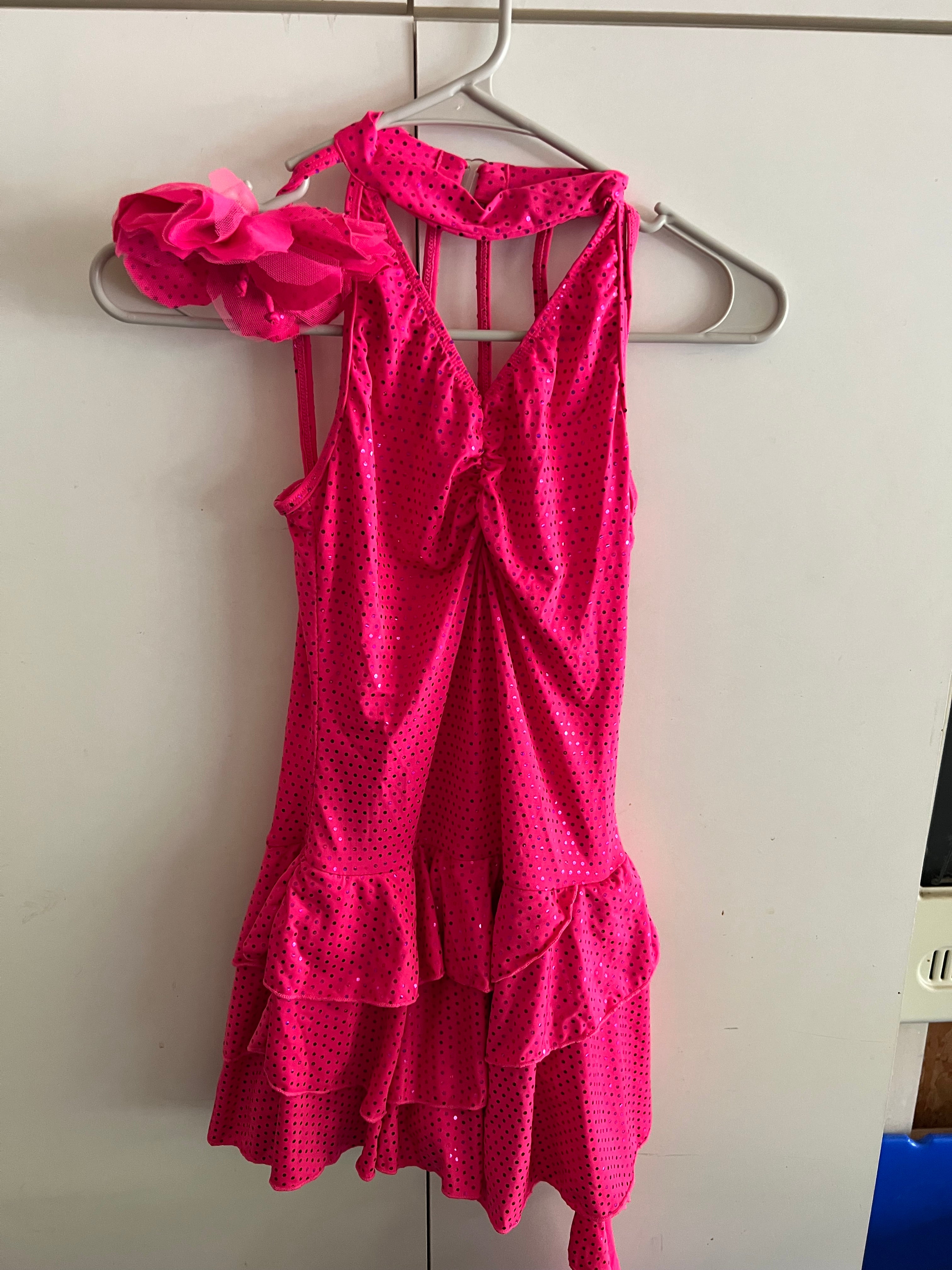 PINK SEQUIN DRESS