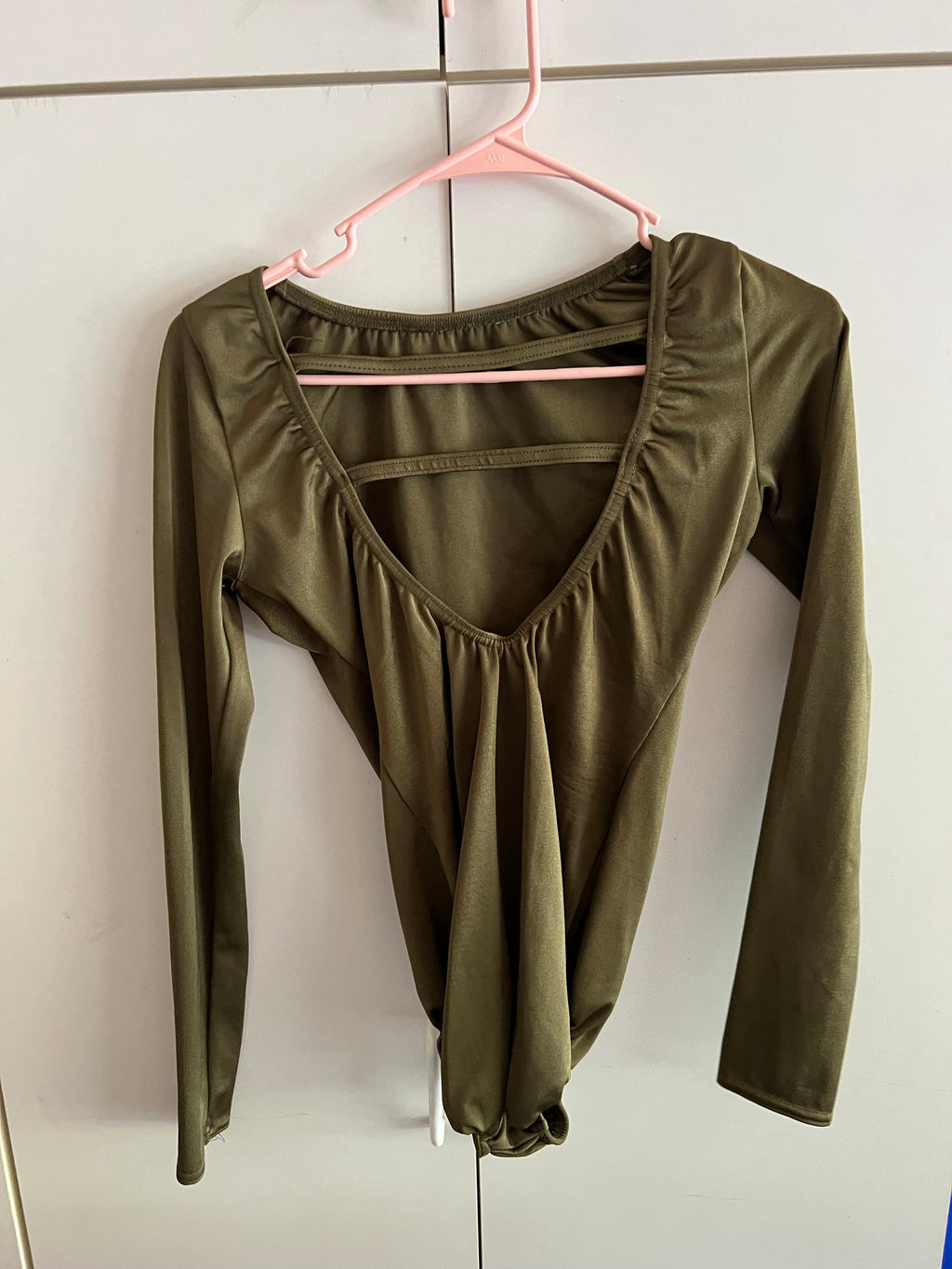 ARMY GREEN BODY SUIT