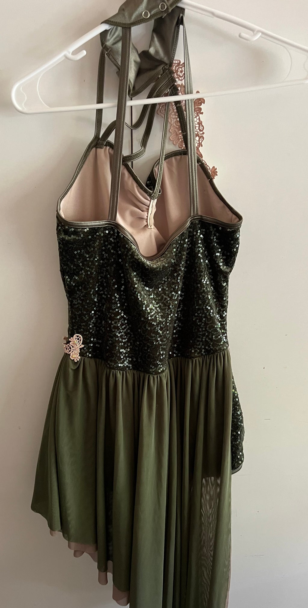 GREEN SEQUIN DRESS
