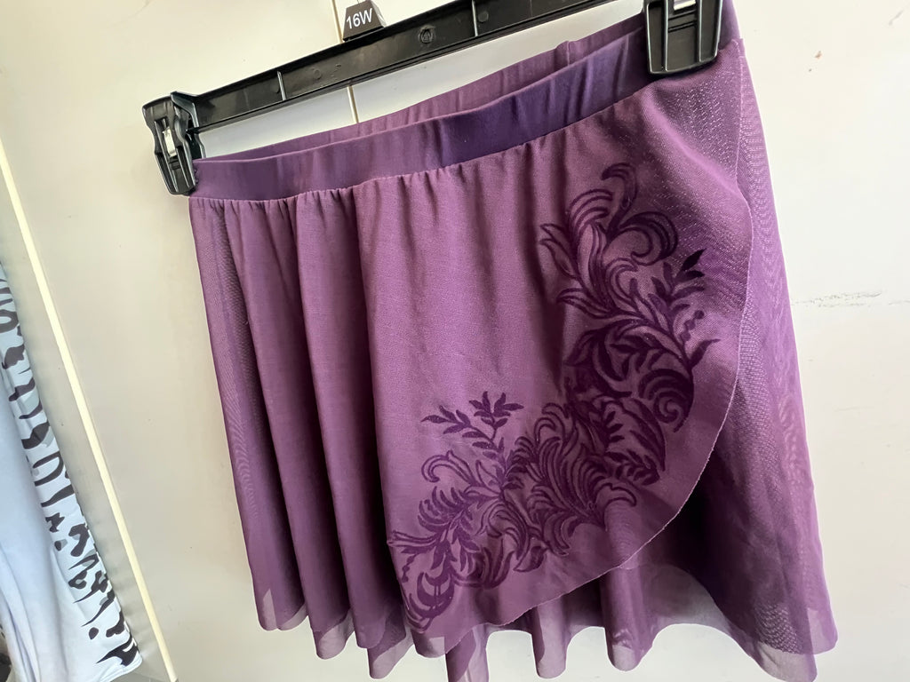 TWO PIECE PURPLE DANCE COSTUME