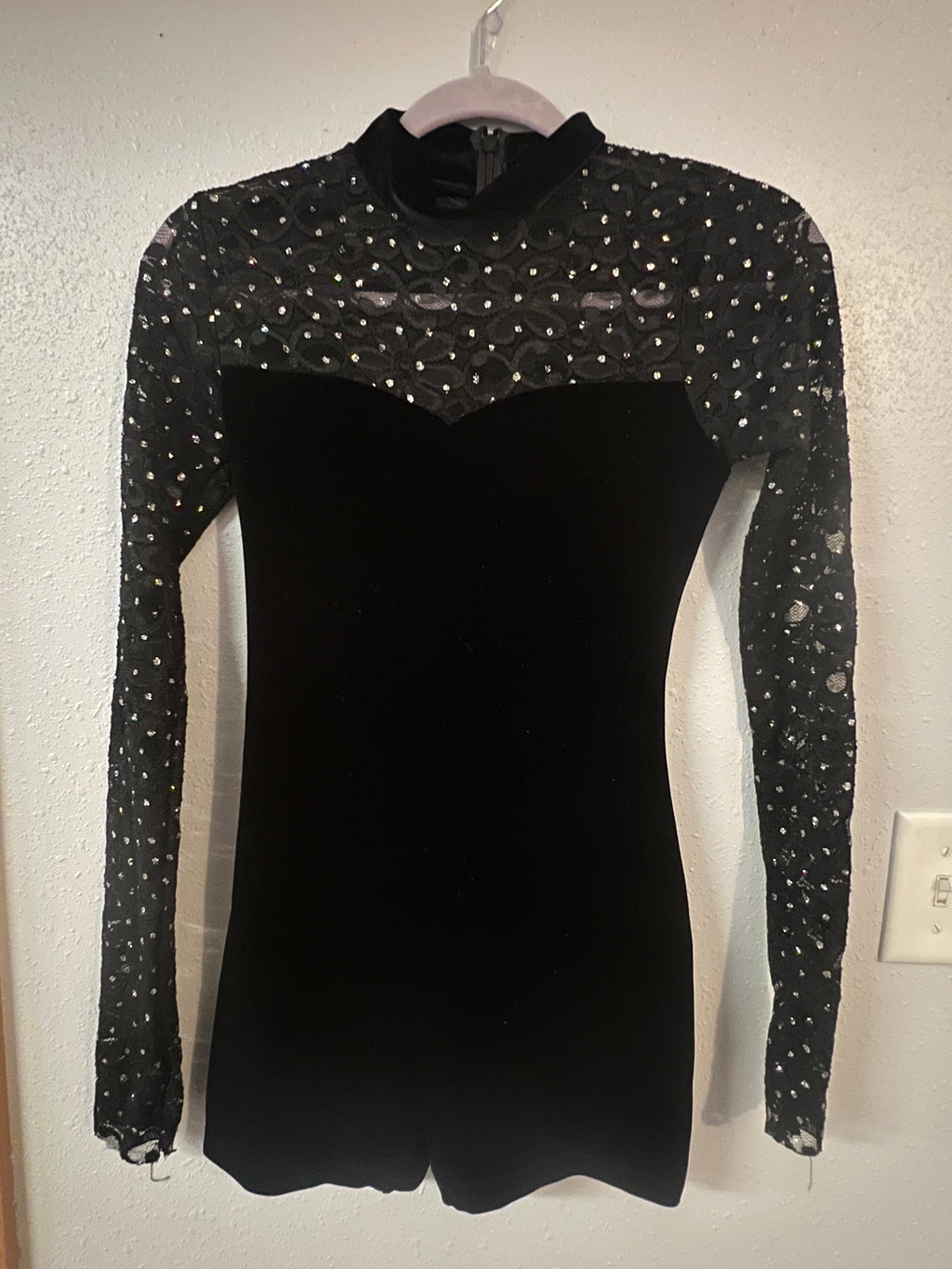 Black & Silver Unitard  CM