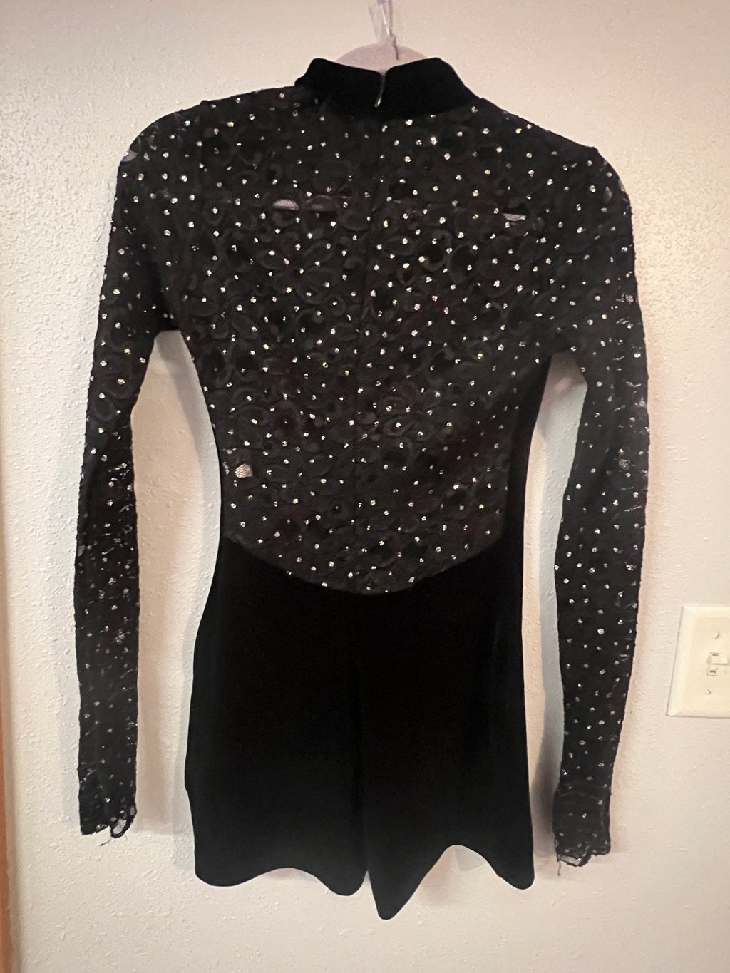 Black & Silver Unitard  CM