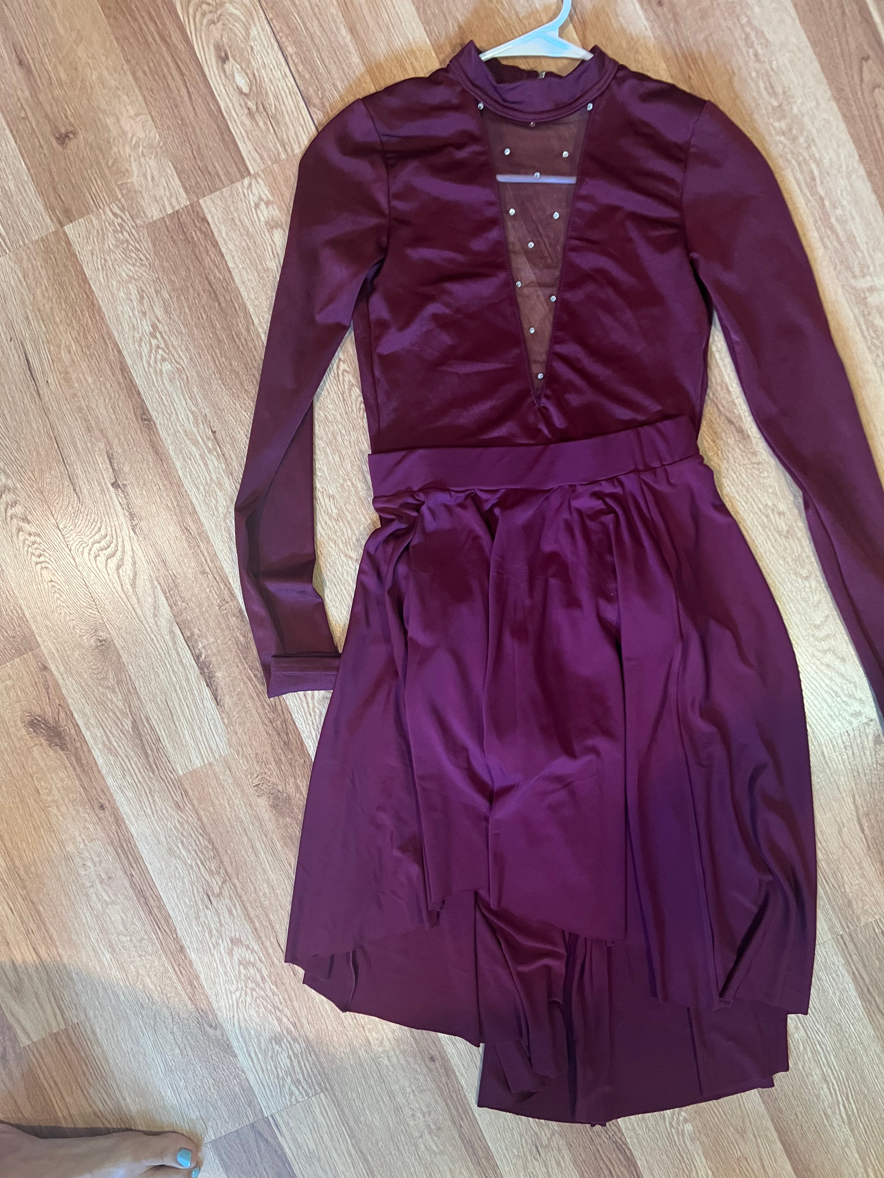 PURPLE LYCRIAL DRESS