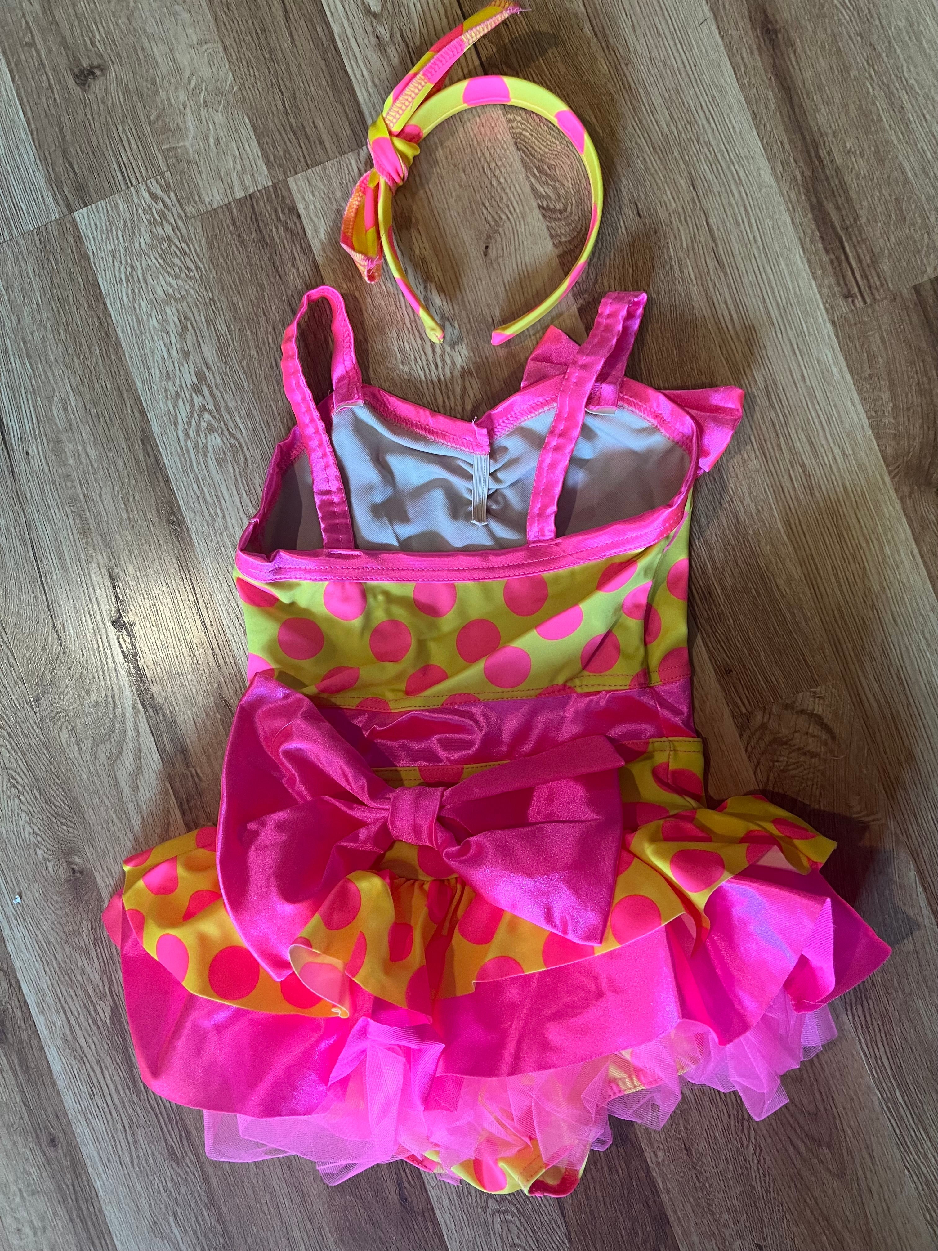 Pink and Yellow Dance Costume IC  (2)