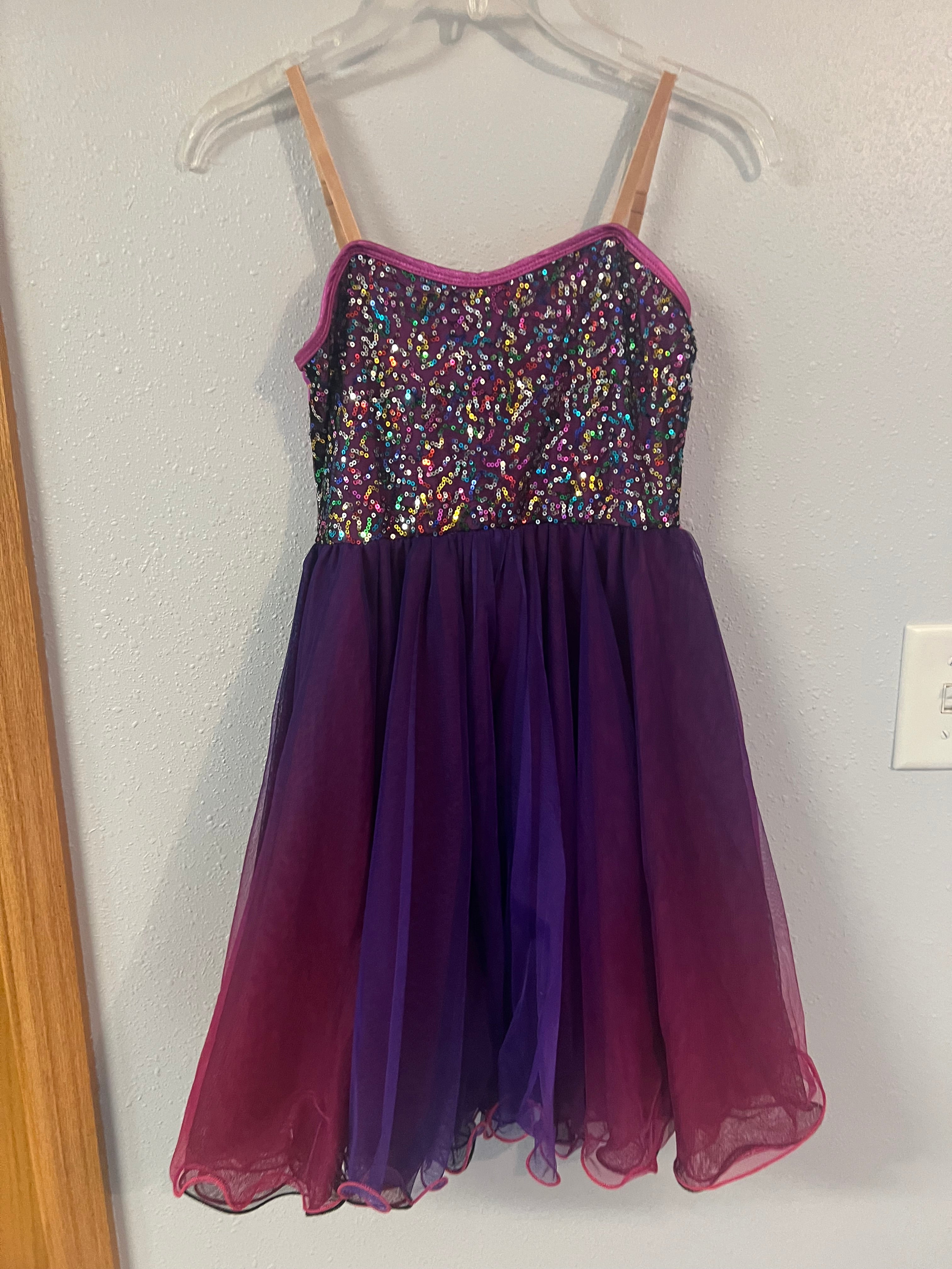 PURPLE LYRICAL DRESS